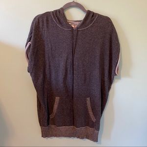 Short Sleeve Hoodie Sweater